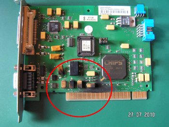 Technische Originalaufnahme aus dem Sachverständigenbereich